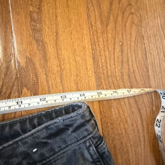 Abercrombie & Fitch curve love huge rise skinny black wash jeans size 28/6 short - Picture 8 of 10